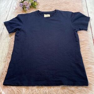 Basic Rights Mens Short Sleeve Navy Tee sz M